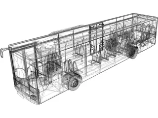 Setra 415 UL 3D Model preview
