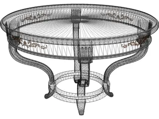 Coffee Table Arredamenti 3D Model preview