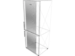 Fridge 3D Model preview