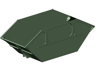 Debris Container 4500 lt 3D Model preview