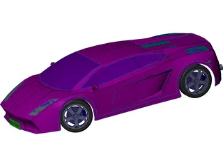 Lamborghini Gallardo 3D Model preview