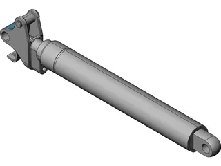 Gas Spring 3D Model preview