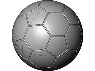 Soccer Ball 3D Model preview