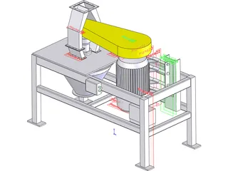 Sturtevant Mill 3D Model preview