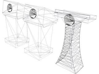 Podium 3D Model preview
