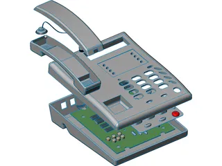 Telephone 3D Model preview