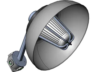 Industrial Lamp Explosion Poof 3D Model preview