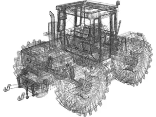 MB Trac 1800 Intercooler 3D Model preview