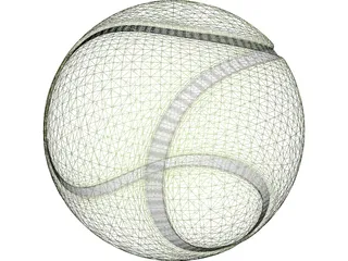 Tennis Ball 3D Model preview