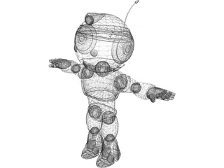 Robot Genie 3D Model preview
