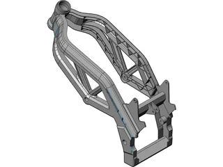 Moto Frame 3D Model preview