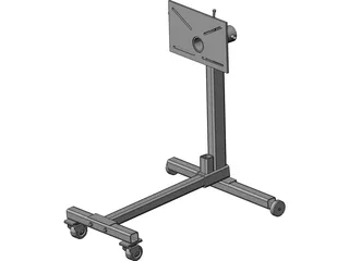 Engine Stand 3D Model preview
