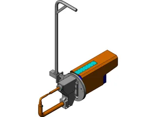 Weld Gun 3D Model preview
