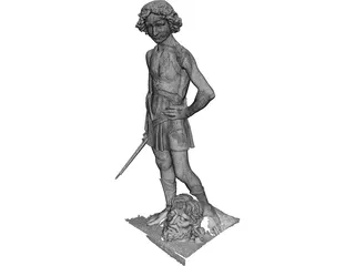 Classical Statue 3D Model preview