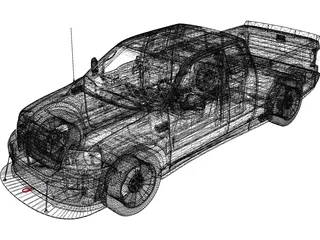Saleen S331 Supercab (2008) 3D Model preview