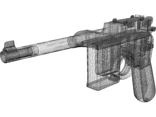 Mauser 1930 3D Model preview
