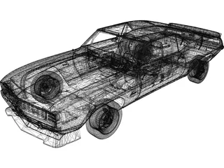 Chevrolet Camaro Z28 (1986) 3D Model preview