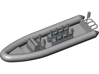 RIB 10M 3D Model preview