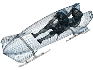 Bobsleigh 3D Model preview