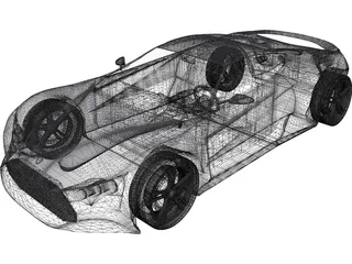 Zenvo ST1 3D Model preview