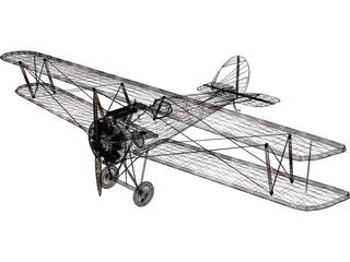Sopwith Camel 3D Model preview