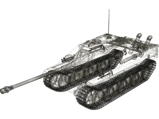 Jag Panther 3D Model preview