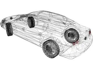 Buick Lucerne 3D Model preview