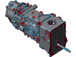 Gearbox Sadev FTR 200 3D Model preview