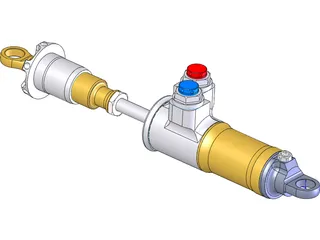 BOS FR02 Shock Absorber 3D Model preview