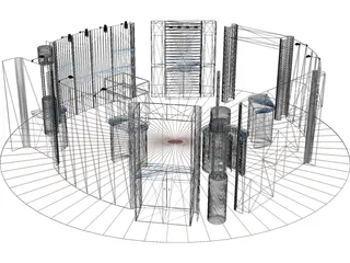 Stand 3D Model preview