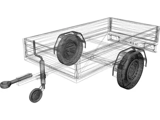 Trailer 3D Model preview