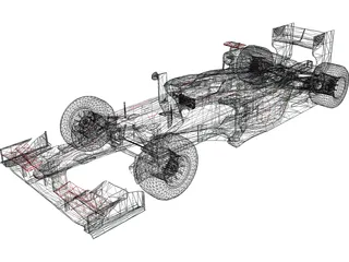 HRT F1 (2010) 3D Model preview