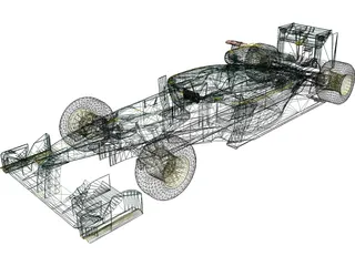 Lotus T127 F1 (2010) 3D Model preview