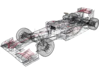 McLaren MP4-25 F1 (2010) 3D Model preview