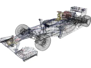 RedBull RB6 F1 (2010) 3D Model preview