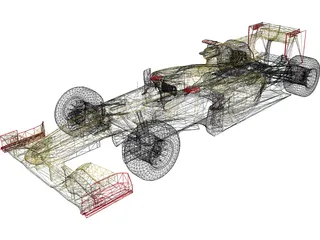 Renault R30 F1 (2010) 3D Model preview