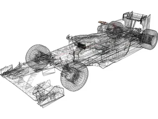 Sauber C29 F1 (2010) 3D Model preview