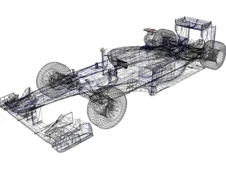 Williams FW32 F1 (2010) 3D Model preview
