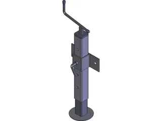 Trailer Jack 3D Model preview