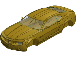 Chevrolet Camaro Body (2011) 3D Model preview