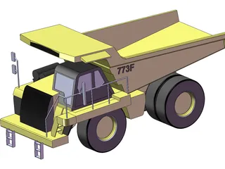 Caterpillar 773F 3D Model preview