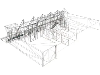 Gulfstream Center 3D Model preview