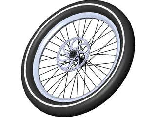 Wheel Disc Brake High Profile 3D Model preview