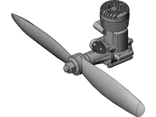 RC Engine 3D Model preview