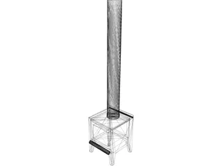 Fireplace Metro Tiny Rad 3D Model preview