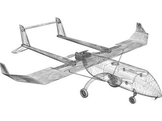 Lipan UAV 3D Model preview