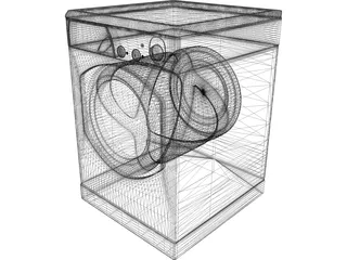 Washer 3D Model preview