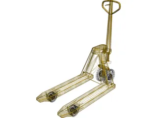 Handtruck Pallet Dolly 3D Model preview
