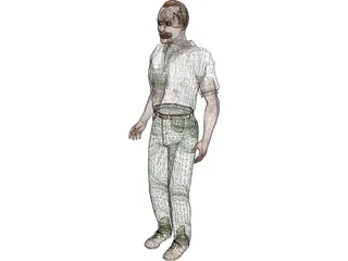 Man 3D Model preview
