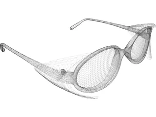 Sunglasses Skiglasses 3D Model preview